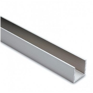 Anoduoto aliuminio profilis stiklui PA12