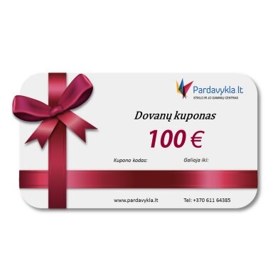 Dovanų kuponas 100 EUR
