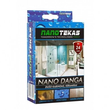 Nano danga dušo kabinų priežiūrai
